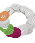 Grab This Awesome 50 Pc Set Of 3 Inch Wet Dry Sanding Discs With Latex Flocking For Perfect Polish And Grind Jobs Ranging From Grit 320 To A Smooth 10K Finish On Your Tools, featuring assorted grit sanding discs.