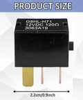G8HL-H71 AC Relay For Honda 4 Pin Starter Relay, black plastic, 2.2cm size, view with pin connectors