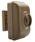 Side view of Long Range Wireless Driveway Alarm Sensor DCMT 4000 With Passive Infrared Motion Detection For Home Security And Backyard Monitoring Entry Alerts And Wireless Doorbell Receiver No Fuss Install