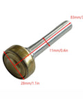 Roll Up Door Roller Assembly With Beefed Up 1 Inch Steel Roller Replacement For TG61174 TG1209 Fits Freight Trailers And Box Trucks For Smooth Operation And Reliable Performance, 83mm x 28mm