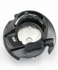 Premium Replacement Bobbin Case Compatible With Brother And Babylock Sewing Machines. Durable black plastic, precise thread control.