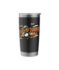 Gyrocopter Gyroplane Lover Flyin Insulated Stainless Steel Tumbler with autogyro design for aviation enthusiasts