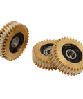 Electric Scooter Copper Motor Gear Set 38mm 3 Pack Lightweight Replacement Gears For Commuters And DIY Repair Projects