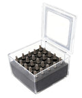 25 Pcs Archery Field Points 100 To 125 Grain Stainless Steel Arrow Tips With Case For Recurve And Compound Bow