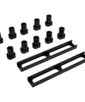 Set of 19mm Aluminum Bench Dogs With Non Slip Round Clamping Pad For Woodworking On MFT Tables, Heavy Duty Workbench Stop