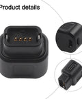 USB-C To 4-Pin Charger Adapter For 12-Speed Electronic Derailleurs And Type-C Converter Cable, black adapter details