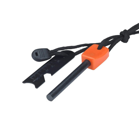 Two Pack Ferrocerium Fire Starter Rods With Easy Grip Handle For Quick No Fuss Sparks, Waterproof Bushcraft Fire Steel, 5/16 Inch