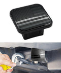 Keep The Crud Out Of Your Rig With This Rugged Square Trailer Hitch Dust Plug Cover with TPU seal and American Flag design.
