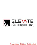 Logo of Elevate Lighting Solutions with slogan 'Professional. Efficient. Built to last.'