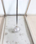 Momentum Conservation Physics Lab Kit For Classroom Demonstrations, showing steel ball and frame for momentum experiments.