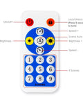 Remote for 8 Channel Bluetooth LED Controller With Built In Mic And Aux Music SP608E 8 Independent Output Ports WS2812B RGB.