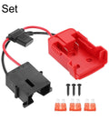 RC Car Battery Adapter Converter Kit For 18V DIY Cars And Trucks With 12AWG Wire Harness And Red Wire Connector 8 Pieces ABS Shell Easy Install