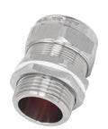Stainless steel cable gland connector, IP66, dual sealing, G1 thread, M32/NPT, 1 inch for electrical junction boxes