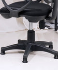 Office chair with six pack office chair glides for carpet non slip heavy duty chair feet pads made from iron and PP material protectors