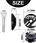 Dimensions of Bike Headset Top Cap Kit For 1-1/8 Inch Forks, Aluminum Alloy Or Carbon Fiber Construction, Includes Steel Bolt And Star Nut