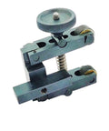 Knurling Tool Set For Lathe 2 Inch 50 mm Capacity shown with spring clamp and diamond pattern wheels, black epoxy finish.