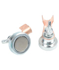 Heavy Duty Welding Grounding Clamp With Strong Current Conduction And Secure Workpiece Holding Mechanism Designed For Stable Electrical Flow Minimized Resistance And Consistent Performance In Industrial Shop Settings Made For Tough Jobs - Durable steel clamp connectors with copper contact.