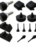Premium Rubber Stopper Kit With Hood Adjusters And Bumpers For 1967-72 GM A-Body Cars Chevelle Camaro Nova Impala