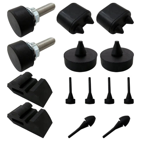 Premium Rubber Stopper Kit With Hood Adjusters And Bumpers For 1967-72 GM A-Body Cars Chevelle Camaro Nova Impala