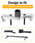 Image showing Heavy Duty Dowel Jig Kit For Floating Shelf Brackets With One Half Inch Drill Bit Included in aluminum construction