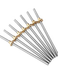 Multiple 8mm Lead Screw for 3D Printers With Brass Nut Included Dope Trapezoidal Lead for Smooth Precision Linear Motion Length Options