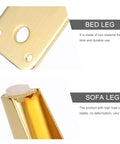Heavy Duty Iron Furniture Support Legs For Sofa And TV Cabinet With High Load Capacity Sturdy Metal Bed Feet details