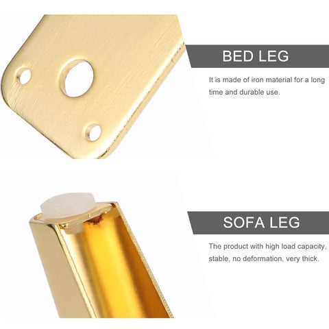Heavy Duty Iron Furniture Support Legs For Sofa And TV Cabinet With High Load Capacity Sturdy Metal Bed Feet details