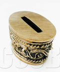 Bronze Hand Cast Knife Guard Bolster And Pommel Set For Custom Knife Making Handles DIY Kit - bronze guard view