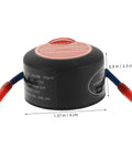 Automatic Aerosol Fire Extinguisher Patch Offering A No Sweat Setup For Quick Flare Zapping On Car Dashboards Wall Outlets And Power Strips round safety tab in compact size