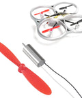 4 Pack 716 Brushed Motors Set 3.7V 45000 RPM 7x16mm High Torque Low Noise With 75mm CW CCW Propellers For FPV RC Quadcopters Ready To Install And Fly