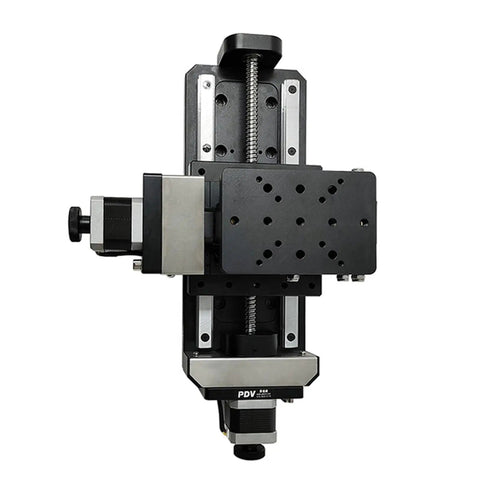 XZ Two Axis Motorized Electric Linear Stage Featuring 400 Mm Stroke And 60 Mm Vertical Lift For Dead Zero Play Benchtop Automation, top view