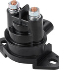Starter Solenoid Relay for Defender HD5 HD8 HD10 and Maverick Max 1000R 2014 2017 Replacement OEM Part Numbers 278001802 278003012 278002347 278001641 278000513 278001376 black relay with two copper terminals