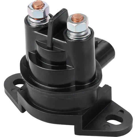Starter Solenoid Relay for Defender HD5 HD8 HD10 and Maverick Max 1000R 2014 2017 Replacement OEM Part Numbers 278001802 278003012 278002347 278001641 278000513 278001376 black relay with two copper terminals