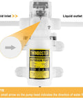 Hardworking Home Electric Wine Transfer Pump With Adjustable Speed Food Grade Silicone Hose Smooth As Butter For Beer And Beverages No Sweat Setup Self Priming Filter Kit with liquid inlet and outlet markings.