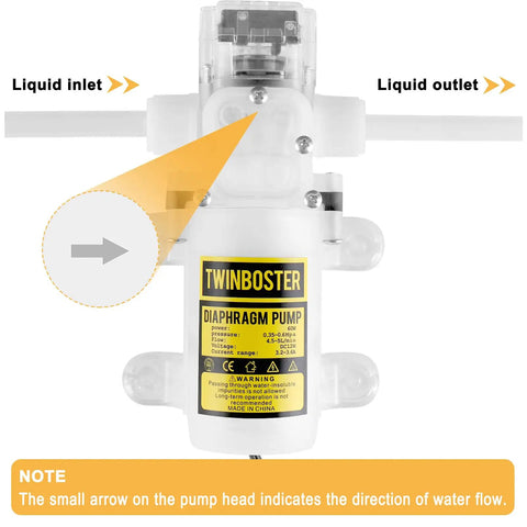 Hardworking Home Electric Wine Transfer Pump With Adjustable Speed Food Grade Silicone Hose Smooth As Butter For Beer And Beverages No Sweat Setup Self Priming Filter Kit with liquid inlet and outlet markings.