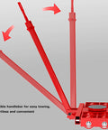 Heavy Duty Machine Dolly Skate 16 Ton Capacity Universal Rotating Equipment Mover with flexible tow handle