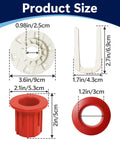 Dimensions of Heavy Duty Washer Basket Driven Hub Kit And Bushing Set for Whirlpool Maytag Kenmore VMW Washers components