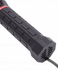 Close-up view of Heavy Duty 1300W Magnetic Induction Heater handle, ergonomic design for safe use in auto repairs.