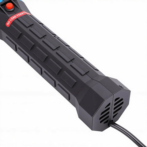 Top Tier 1300W Induction Heater For Quick Extraction Of Gritty Rusted Bolts Fused Nuts And Jammed Bearings With Eight Swappable Copper Coils Safe No Flame Garage Essential handle close-up showing textured grip and cable.