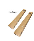 Boxes containing Solid Wood Double Sliding Barn Door 84 Inch By 84 Inch With Hardware Kit Multicolor Finish Assembly Required