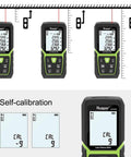 Laser Distance Measure 330 Ft With Li Ion Battery And Electric Angle Sensor Backlit LCD High Accuracy Multi Mode Laser Meter