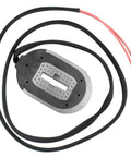 Front view magnet kit for trailer brake assembly; fits 12-1/4 x 3-3/8 or 12-1/4 x 4 in, plate with braided black cable