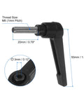 Set Of Four Clamping Lever Handles M6 X 20mm 304 Stainless Steel Threaded Male Stud Adjustable Locking Quick Release Ratchet