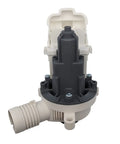 Top Load Washer Drain Pump Replacement for W10919003 W10775446 Compatible 120V 1.2A gray and beige design with mounting points.