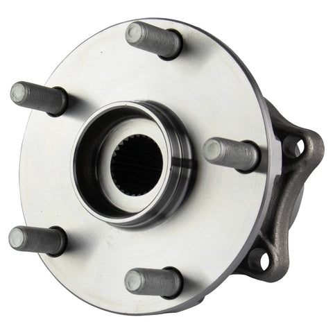 Rear Driver And Passenger Wheel Bearing Hub Assembly Set 2 Piece Direct Fit For 2015 To 2021 Subaru Legacy Outback Forester WRX STI Ascent Durable OEM Grade Replacement Kit front view
