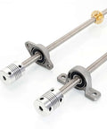 Awesome T8 Lead Screw Kit With 8mm Pitch Vertical Setup Including Smooth Coupling And Sturdy Bracket Support Bearing Assembly For Horizontally Mounted Trapezoidal Drive Systems That Make Projects Fly.