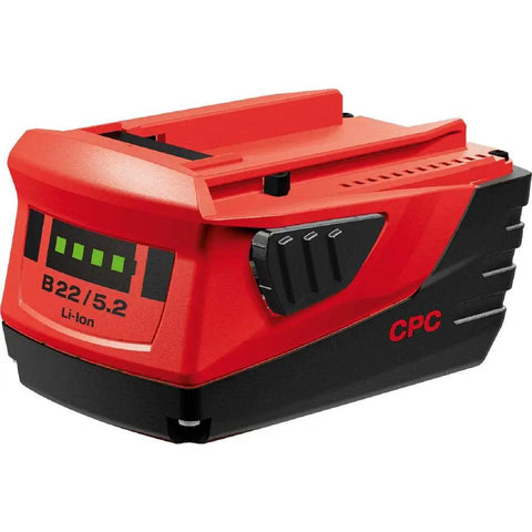 B 22 5 2 Li Ion Battery Pack for Cordless Tools Red Beefy Power Pro Grade Battery with Charge Indicator
