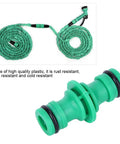 Awesome 10Pcs Water Hose Quick Connect Kit With Smooth Irrigation Tools For Easy Garden Pipe Repairs And Universal Straight Links To Fix Split Hoses Fast, green plastic connector
