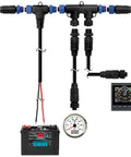 NMEA 2000 Marine Starter Kit Pro Grade Universal Cable System with backbone cables, drop cables, and connectable components