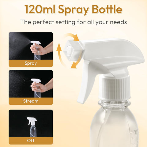 120ml spray bottle from All In One Window Tint Kit For Easy Car Tinting with adjustable nozzle for spray stream pattern